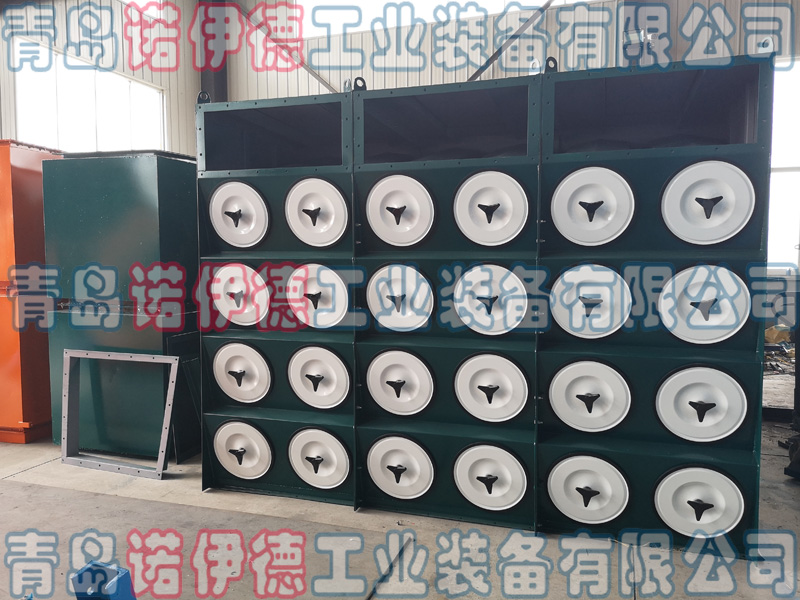  河北客户定造NHR4-48斜插式滤筒除尘器 