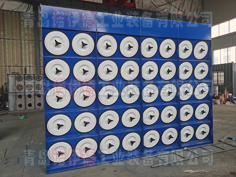  山西车间集中焊烟治理除尘器造作结束 